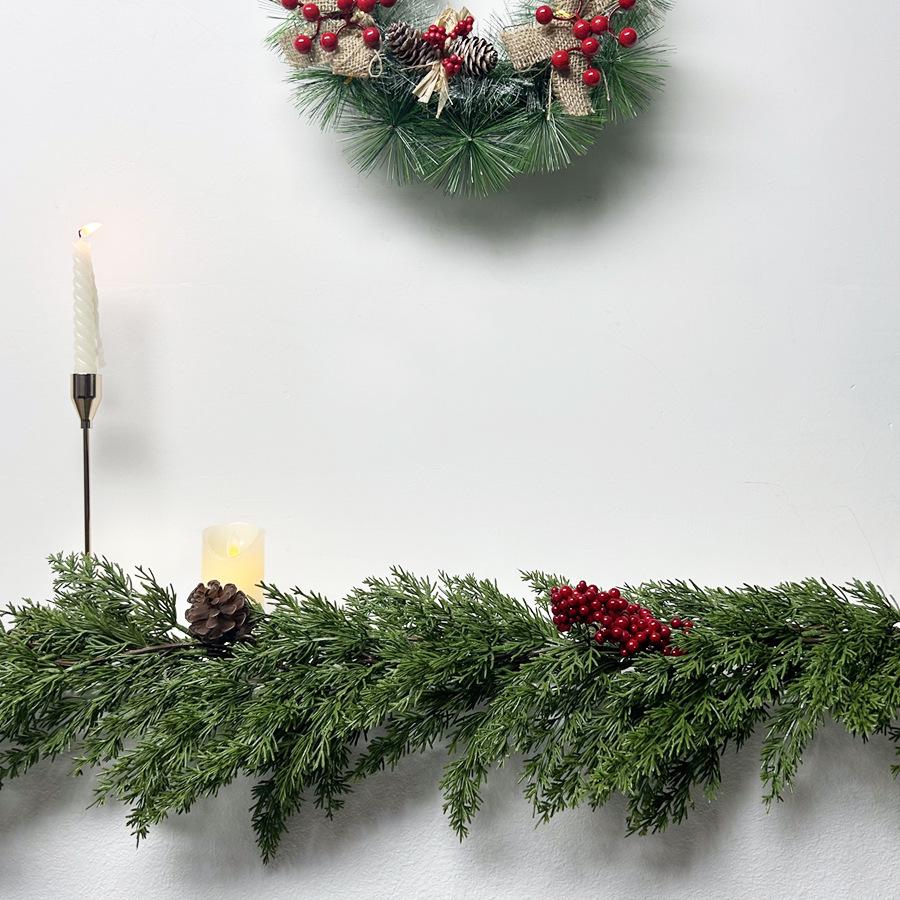 Artificial Pine Cypress Christmas Vine Decorations