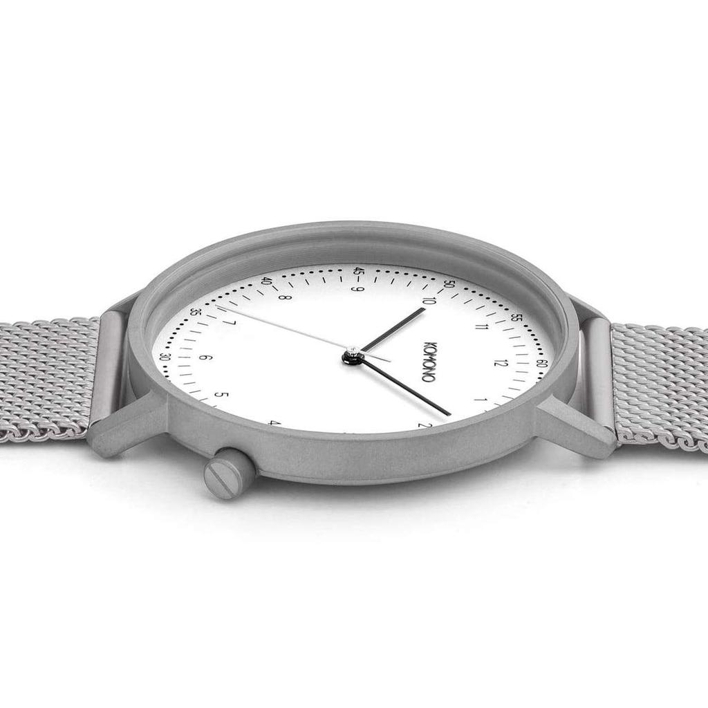 Komono Watch Unisex Lewis Silver Mesh [KOMONO] Men's / [LEWIS] KOM-W4060 [Authorized Dealer]