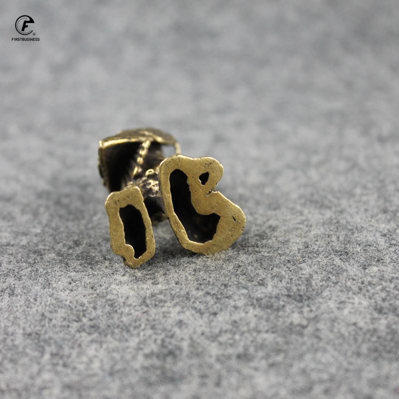 Antique Bronze Decorations Desk Ornament Eagle Miniatures Figurines Pure Copper Eagle Statue Home Decorations Crafts Collection