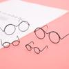 Runde Rahmen Gläserlose Retro Coole Puppenbrille Für Puppenzubehör