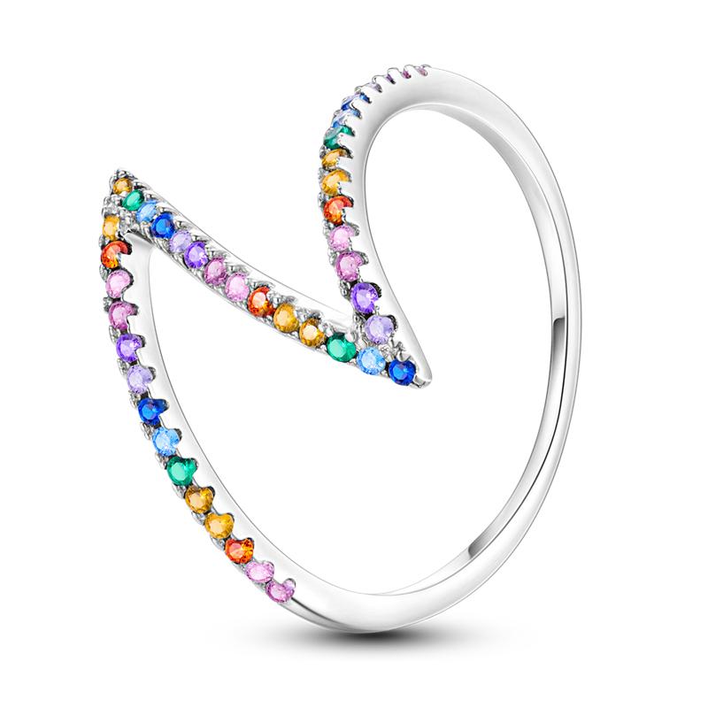 925 Sterling Silver Rings for Women Sparkling Princess Ring Engagement Wedding Anniversary Gift Jewelry 2025
