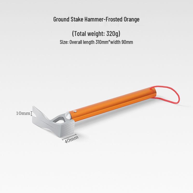 Camping Ground Nail & Tool Storage Bag - Portable Cylinder Organizer for Outdoor Accessories