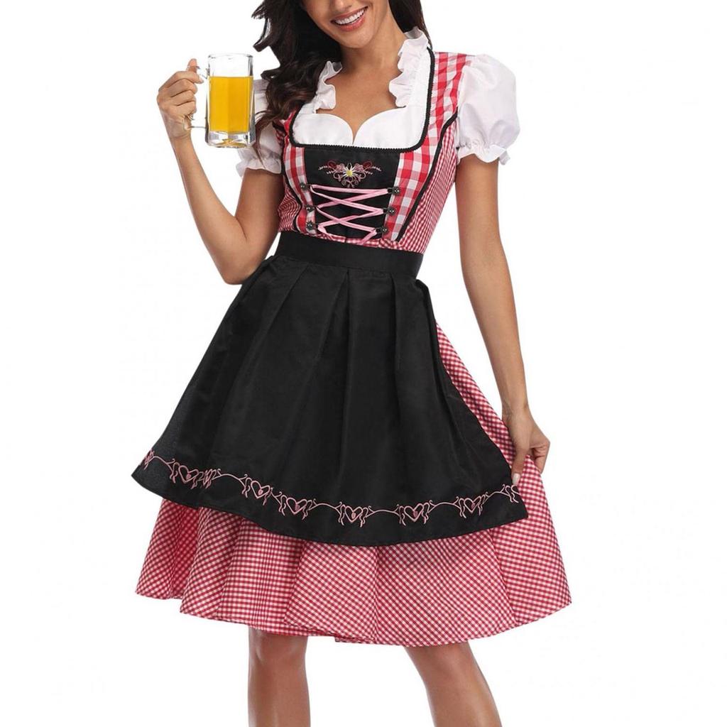 Women's Fashion Beer Festival Costume Performance Party Dress Set