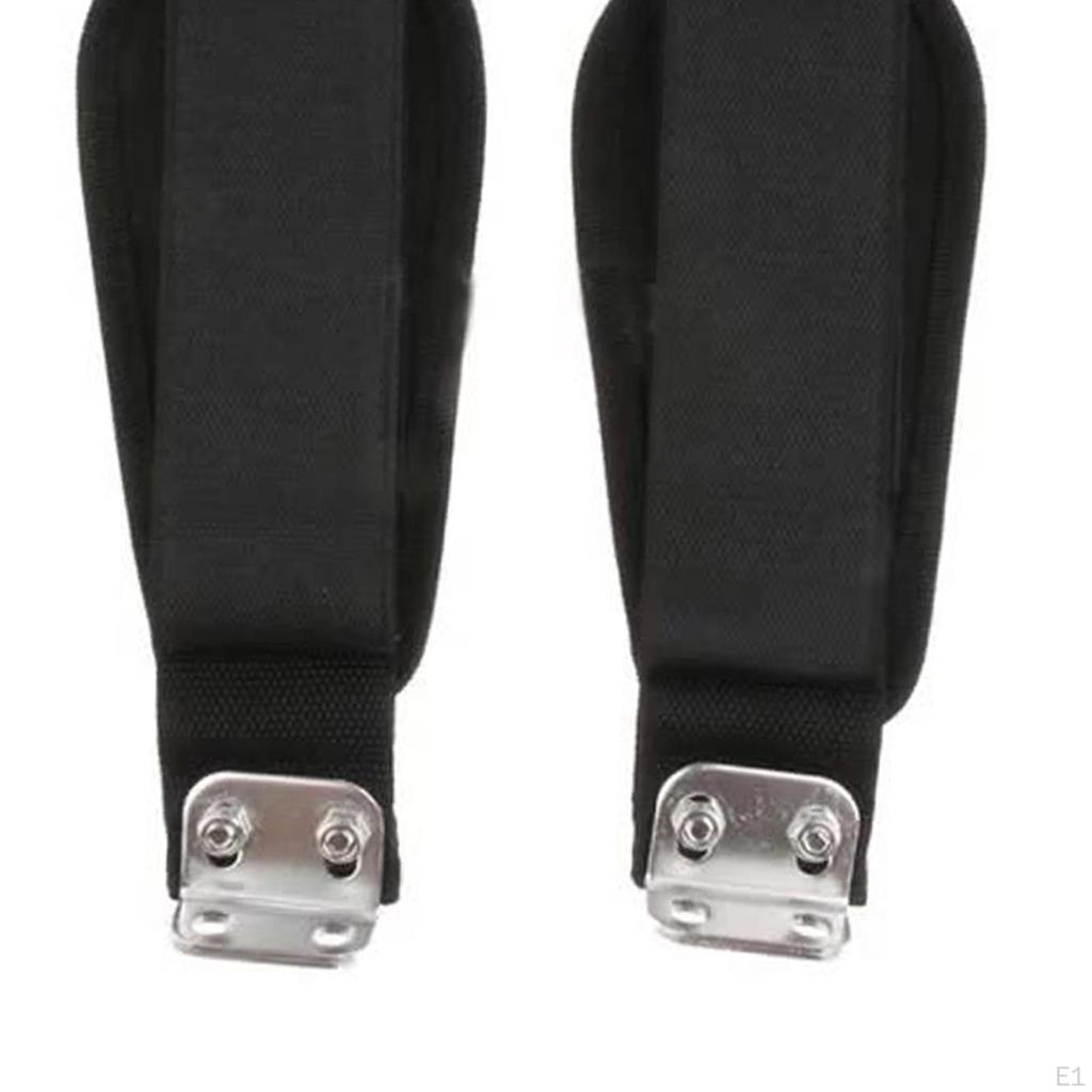 Cinghie per Piedi Skateboard Attacchi, Supporto di Tenuta per Stare in Piedi Longboard Fascia di Fissaggio, Nero