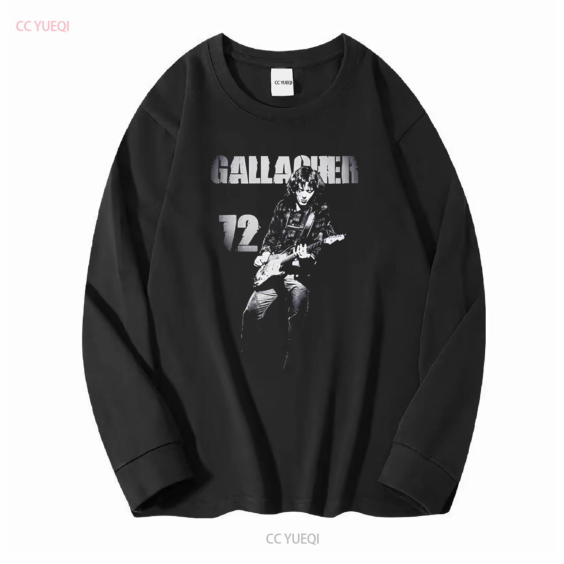 Rory Gallagher 72 T Shirt Vintage S 3XL long or short sleeves vintage Washed designer clothes Versatile graphic Stylish S