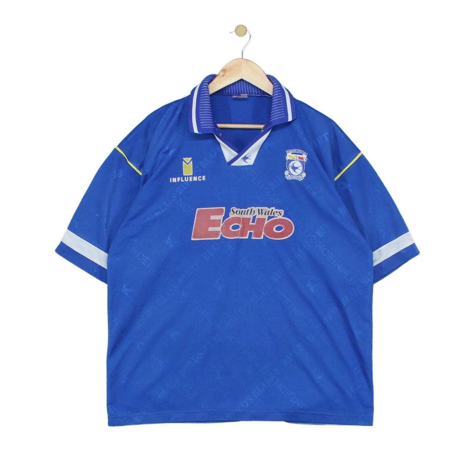 

Cardiff City 1995-97 Football Shirt Mens Size XL Blue Home Jersey Vintage 3XL