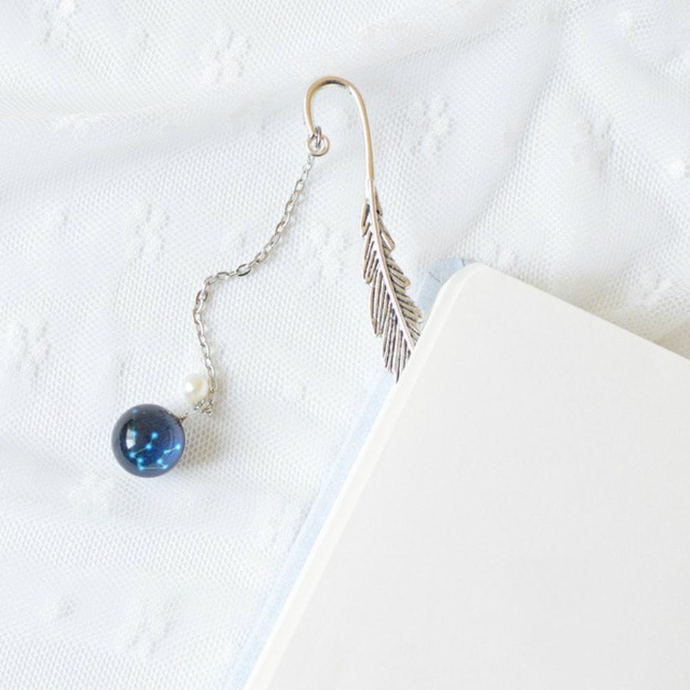 Bookmark Luminous Creative Reading Noctilucent Bookmark 12 Constellation Bookmark Bookmark Pendant