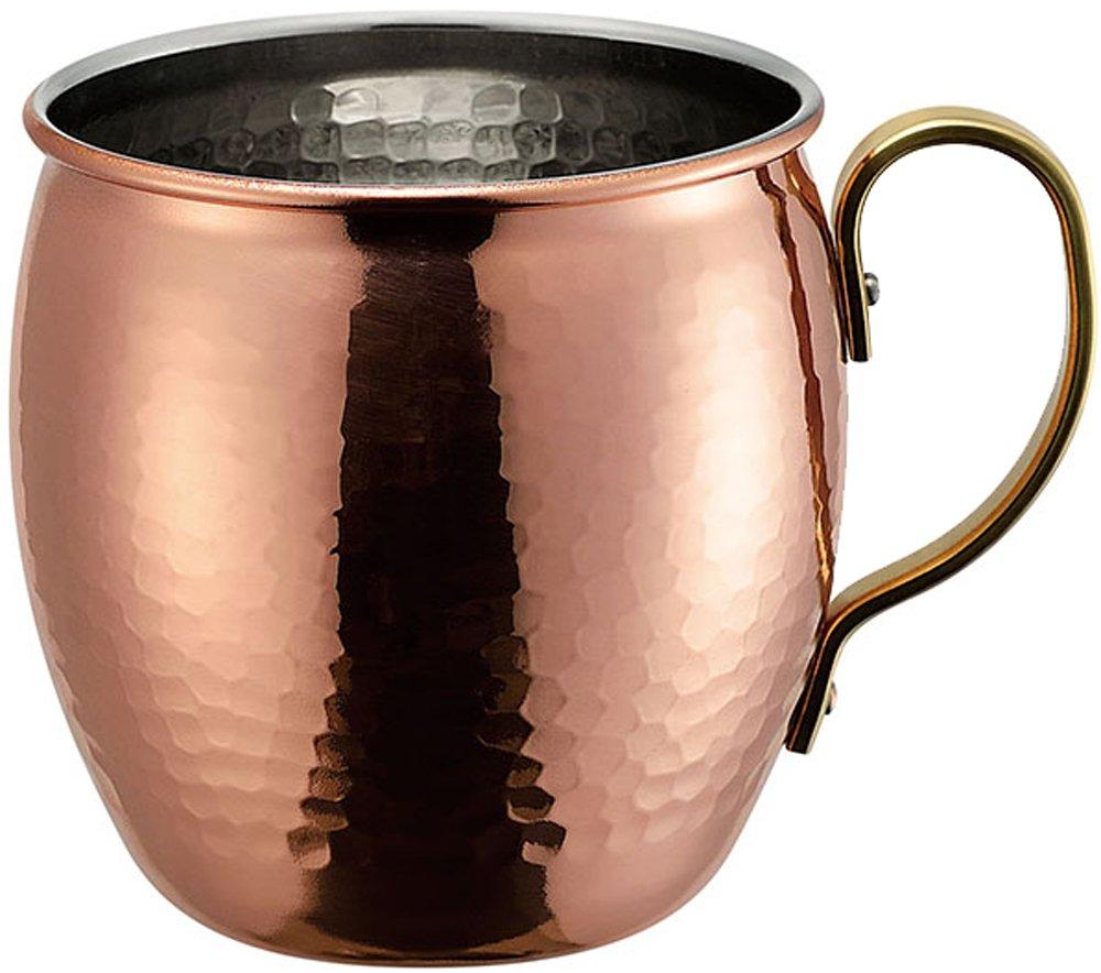 Yokoyama Made in Hammered Mug, Tsubame-no-Takumi, Japan, Copper, Finish, 500ml, AB-226