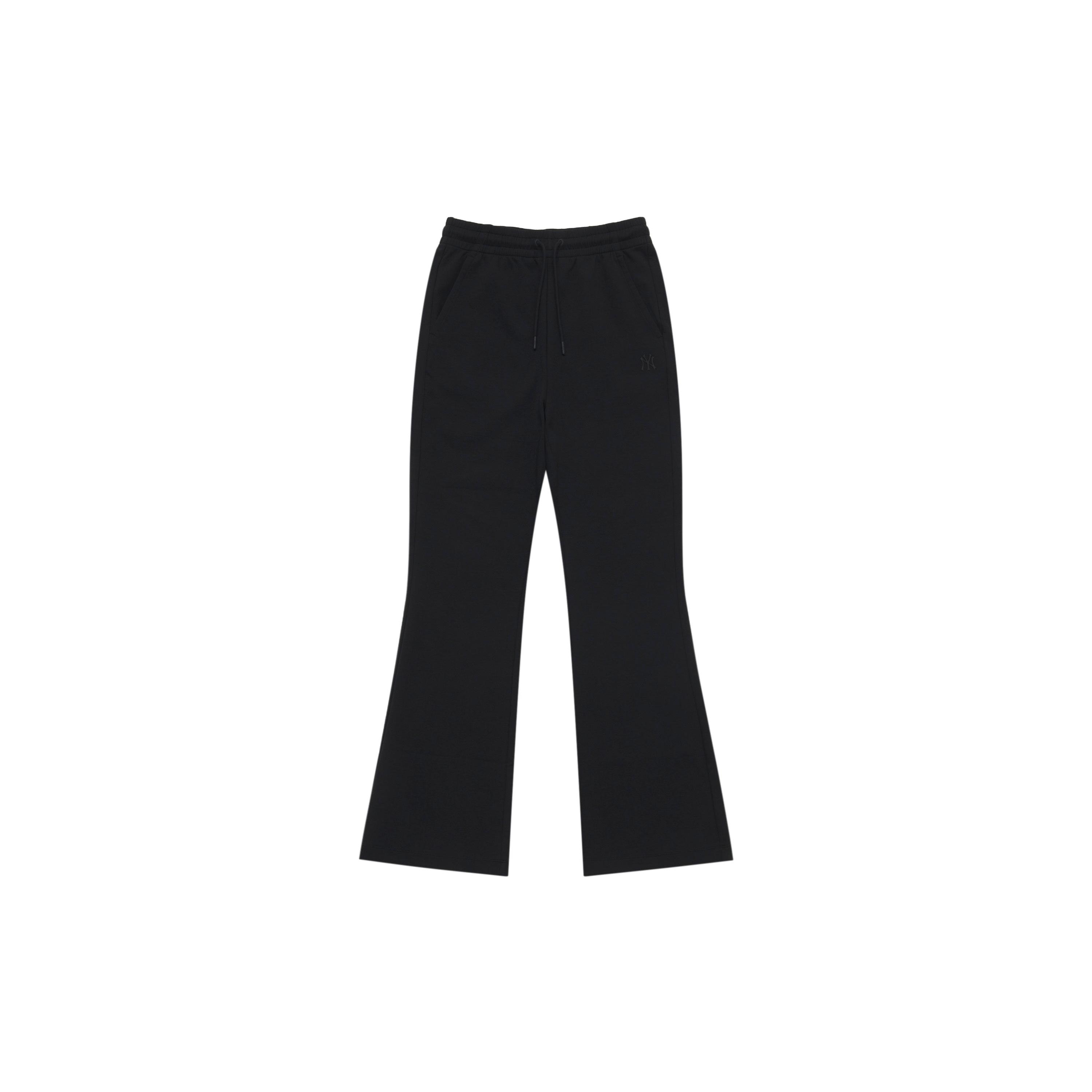 

New MLB New York Yankees Basic Collection SS25 Casual Pants Women s Black 3FPTB0353-50BKS M