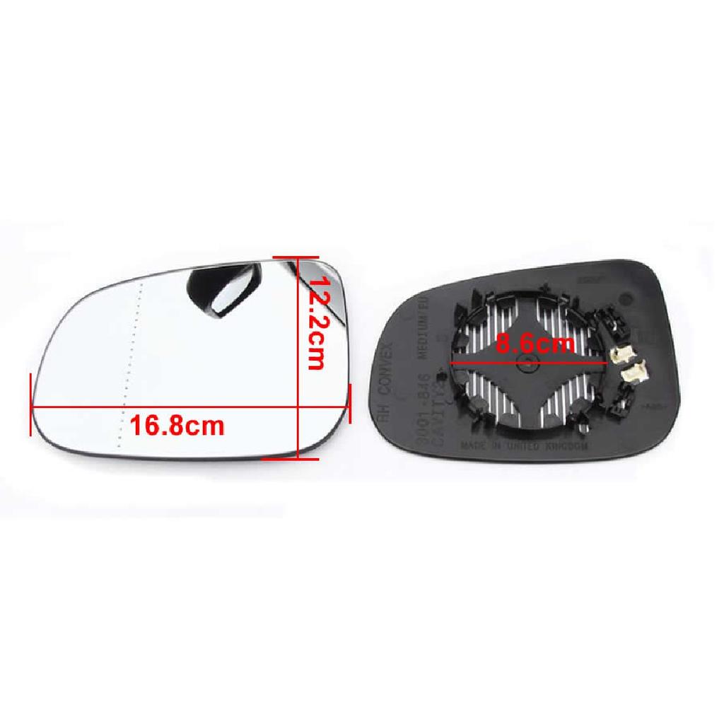 Para Volvo V40 2012- / V60 2012-2018 Acessórios para carro Espelho retrovisor lateral Vidro Espelhos retrovisores Lente com