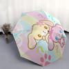 Sugar bunnies Automatic Open/Close Umbrella-Cute Umbrella with Cute Design, Portable 3-Fold Compact Umbrella for Men & Women, Halloween Chri