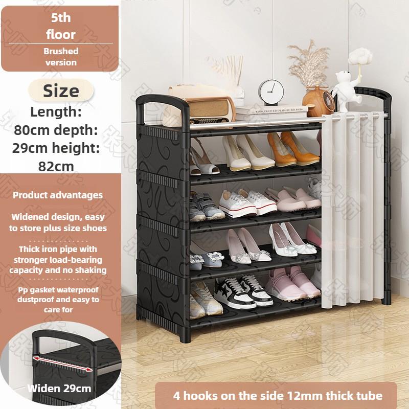 2025 Metal Shoe Rack Shelf, Shoemaker Organizer,Multi-Layer Entryway Shoe Organizer with Top Storage Shelf – Space-Saving