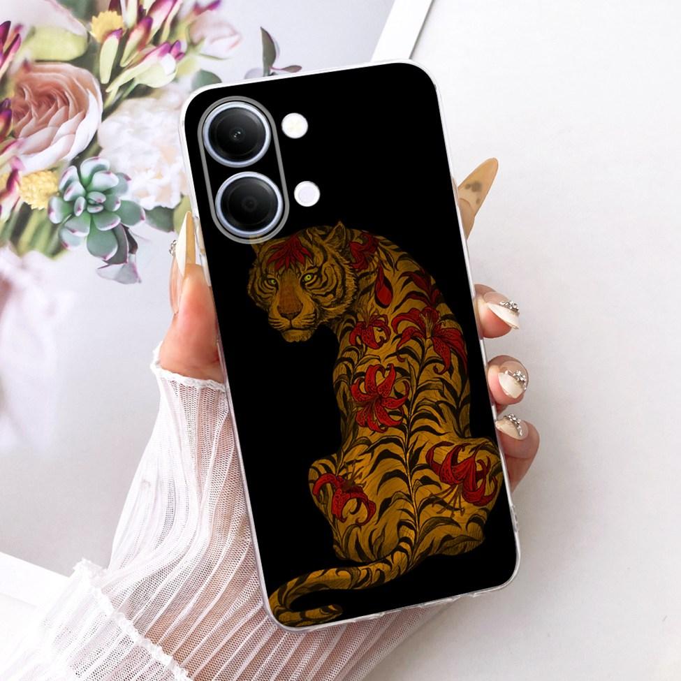 Handyhülle Für Vivo Y05 Hülle Transparent Ästhetisch Mode Schmetterling Süße Katze Cool Bemalt Weich Funda Für Y05 Vivo Hülle