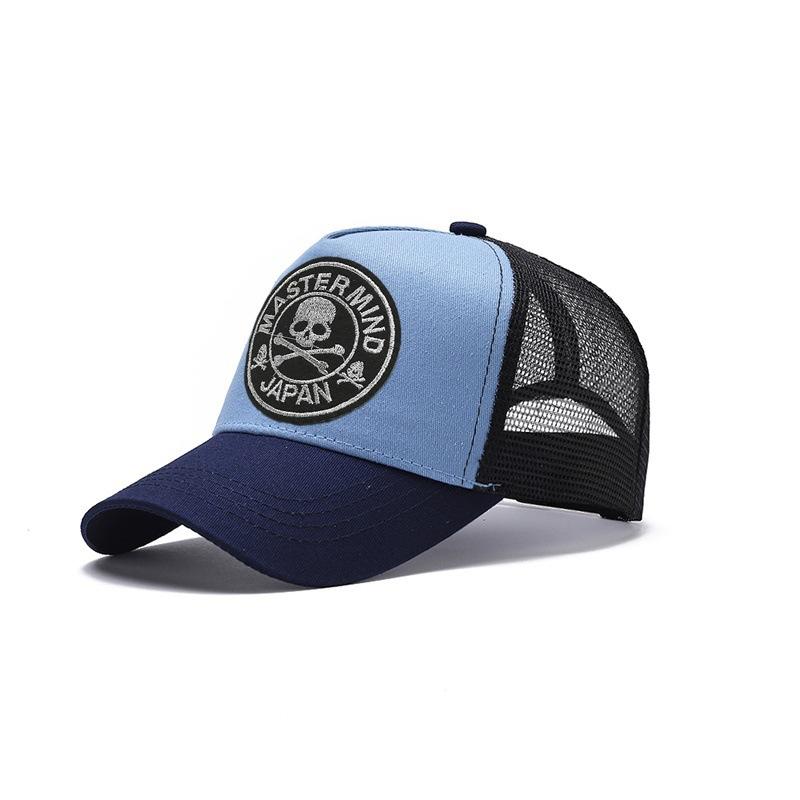 Embroidered cap Men's high-top mesh baseball cap Women's enlarged deepened hat Summer breathable driver's hat