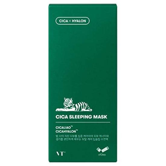 

VTCOSMETICS Cica Sleeping Mask 10 Face Pack 4 мл [Оригинальный продукт] (х 10)