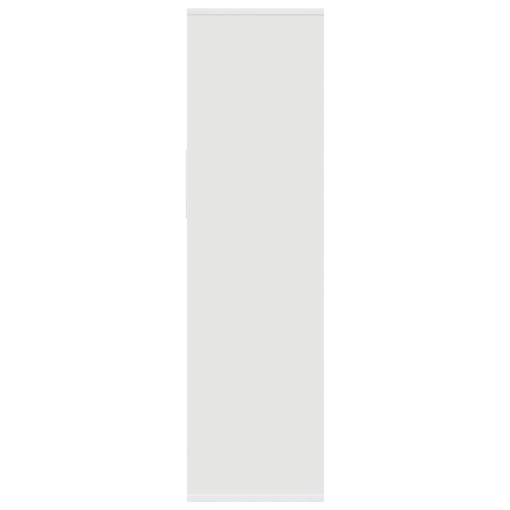 Bookshelf White 34 x 31 x 112 cm Engineered Wood