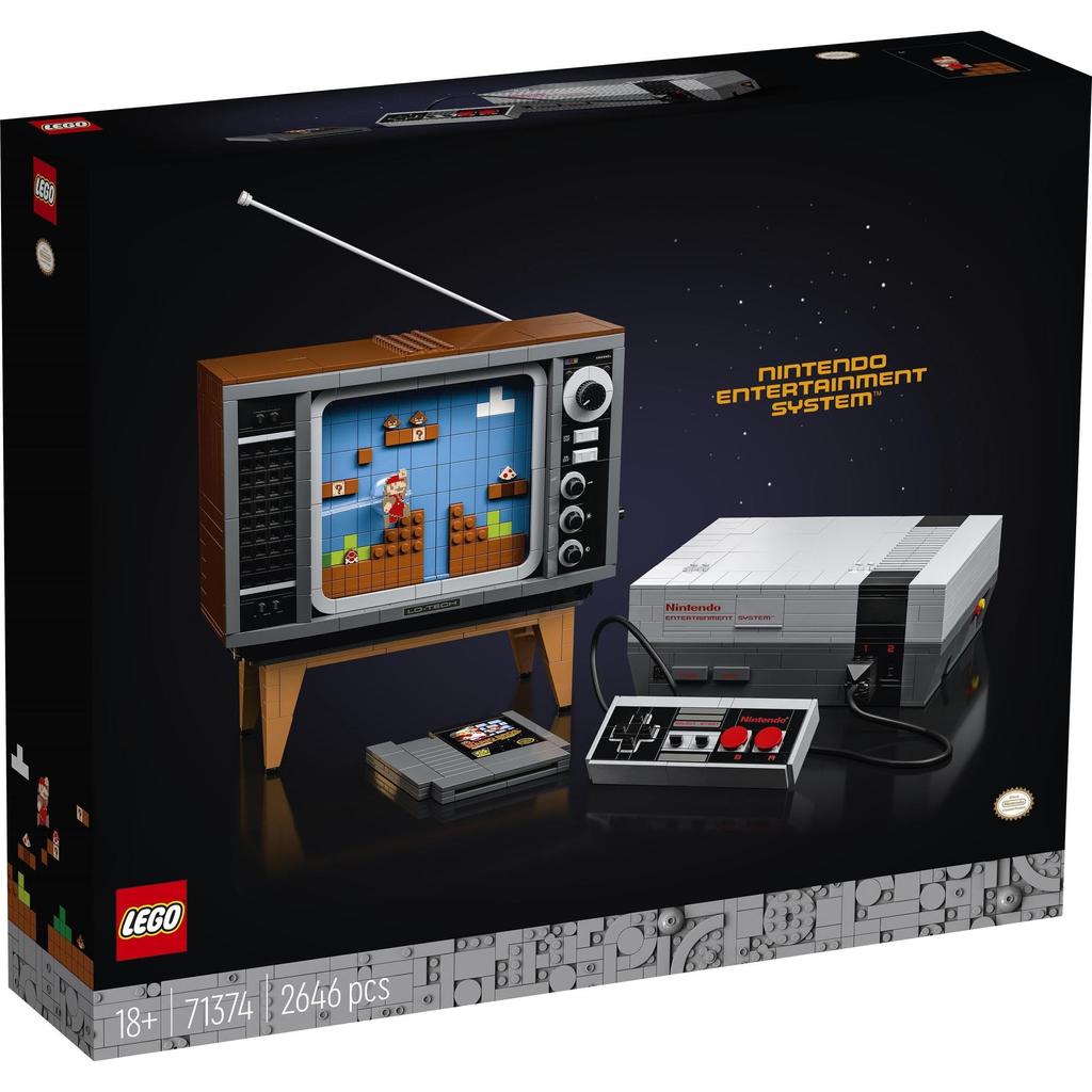 LEGO Super Mario Nintendo Entertainment System Spielzeug Geschenk Geburtstagsblock Weihnachten Männer Frauen Mario Waren Spiel 71374 LEGO(R)
