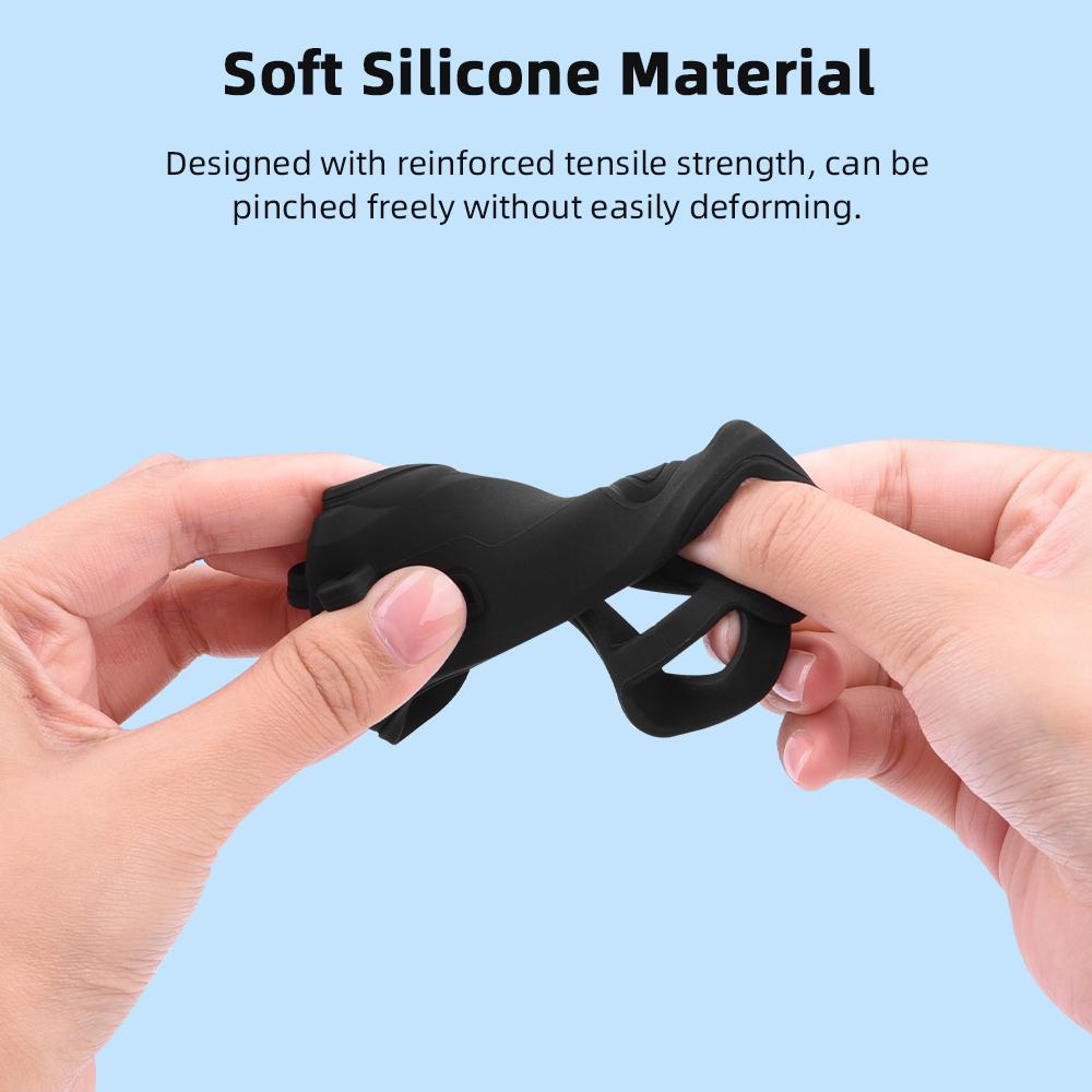 Silicone Case for DJI OSMO Action 5 Pro Body Bumper Protective Cover+Lens Cap Anti-scratch Protector Soft Shell Accessories Set