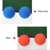 2 Stück 60mm Elastische Einfarbige EVA Golf Übungsbälle für Outdoor-Sportarten