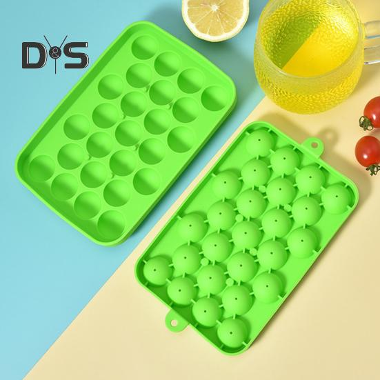 Große Kapazität, leicht zu lösendes Silikon-Eisgitter, Gelee-Joghurt-Eiskugelform, Kühlschrank-Eisbox, lebensmittelechter Eisbehälter