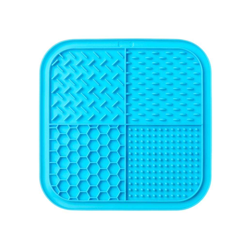 Licking Mat For Dogs & Cats With Suction Cups,Dog Slow Feeder Lick Pat For Anxiety Relief, Dog Toys Feeding Mat For Butter Yogurt, Bathing