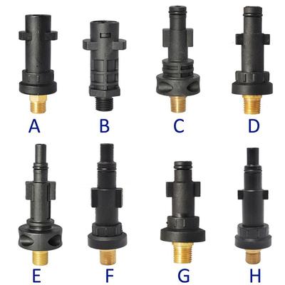 Raccord de générateur de mousse durable pour Karcher G1/4 Connecteur rapide Lance de pulvérisation pour nettoyeur haute pression Adaptateur de filetage externe pour buse