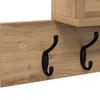 Wall Mounted Nightstand Artisan Oak 100 x 12 x 43.5 cm