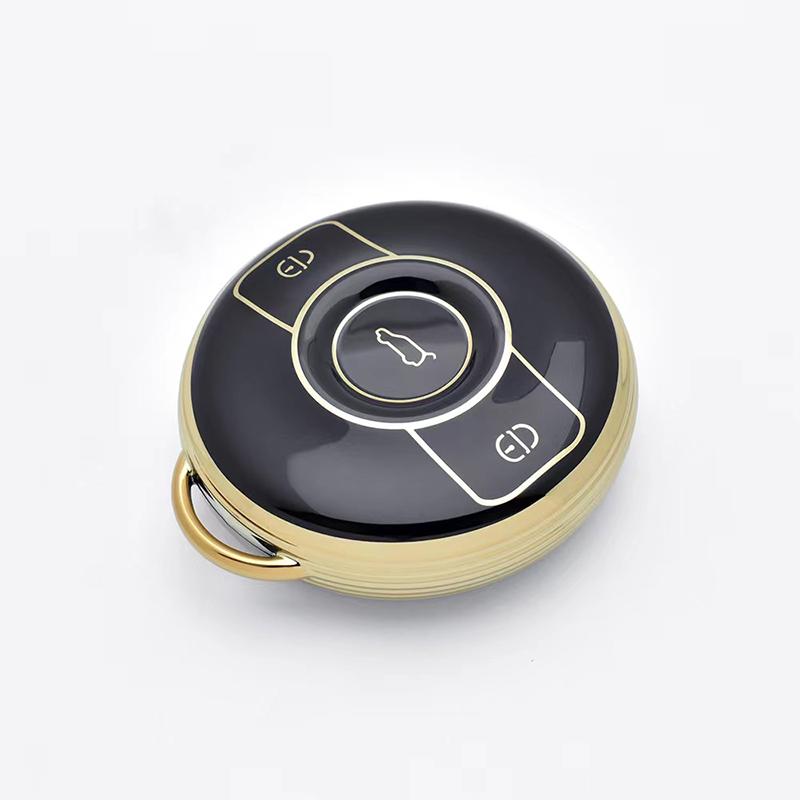3Buttons TPU Car Remote Shell Fob For Mercedes Benz SMART Fortwo 1 BRABUS 1 Benz SMART 2022 2023 Cover Key Case Holder