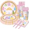 Princess Dress Theme Party Supplies Birthday Decoration Princess Party Decoration Party Arrangement Tableware