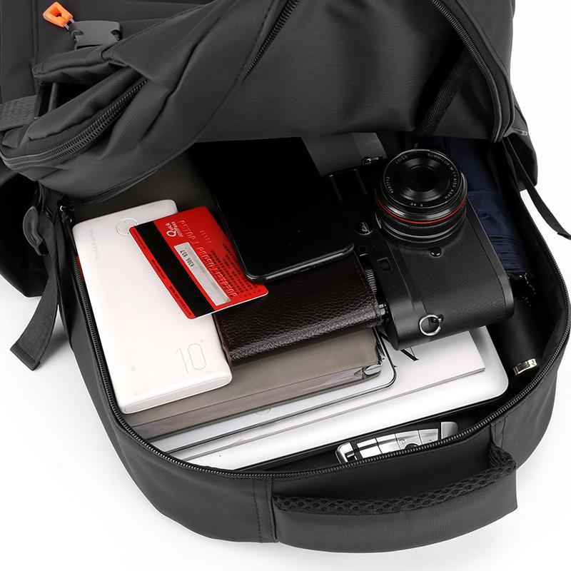 Men's Business Backpack Multi-compartment Waterproof Travel Backpack Student School Bag