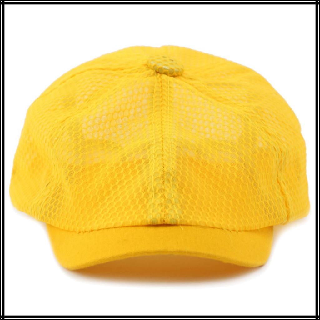 Full mesh octagonal hat for men and CZA242 [White Fang] cap, simple, stylish, women, (white)