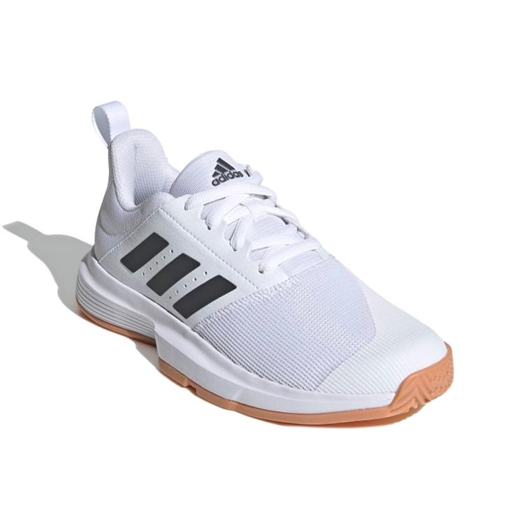 Adidas Essence Indoor Low Tops Badminton Shoe Unisex White FU8400