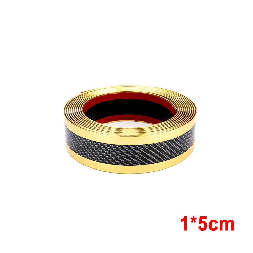 Placă de ușurare a pragului ușii mașinii Benzi de protecție pentru pedale din fibră de carbon argintie Accesorii Tuning automat Banda universală anti-coliziune