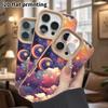Phone Case: Lambskin 2D Flat Samsung Galaxy A34 A35 M05 M06 S20 S22 S21 FE Plus 5G Protective Case, Gradient Galaxy, Christmas and Halloween Gift
