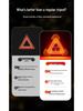 Solar Reflective Emergency Triangle Warning Light