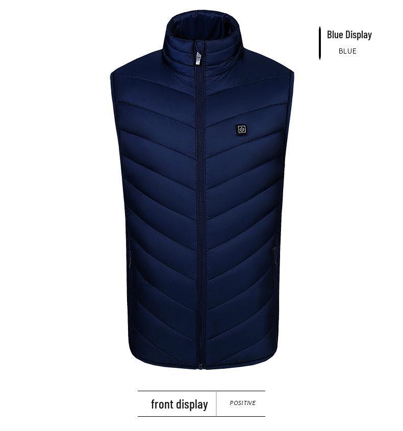 Unisex Winter Smart Heating Vest - Constant Temperature Electric Heated Cotton Jacket