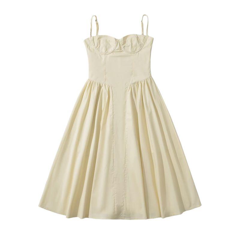 

Women s Kaslead New Casual Dress Sling Apricot S