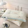 Ultra Soft Hypoallergenic Fiber Pillow With Cervical Support 700-950g Rectangular Polyester-Cotton Cover