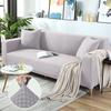 Sitzbezug aus Polarfleece, einfarbig, für Wohnzimmer, elastischer Sofabezug, Eckcouchbezug, Schonbezug, Sofaschutz