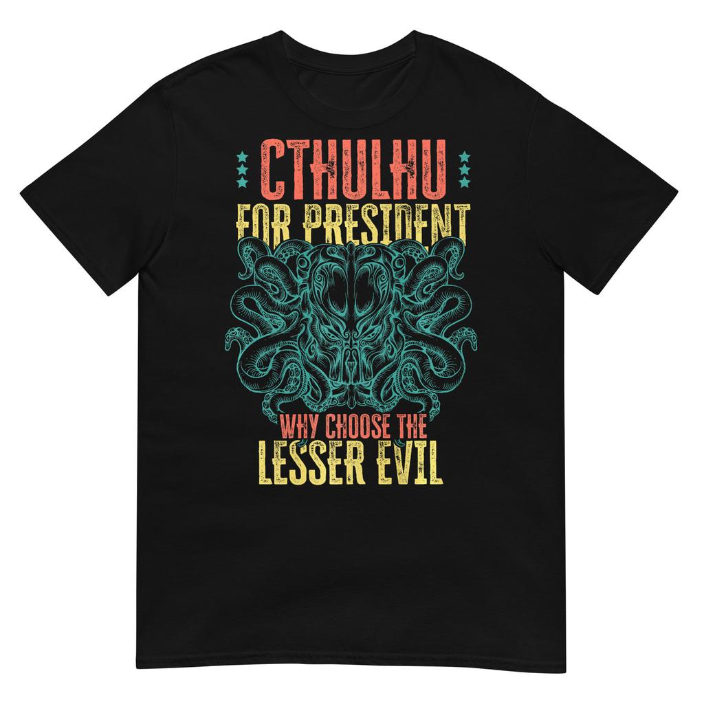 Cthulhu Für Präsident Warum das Kleinere Übel Wählen Selection Premium T-Shirt