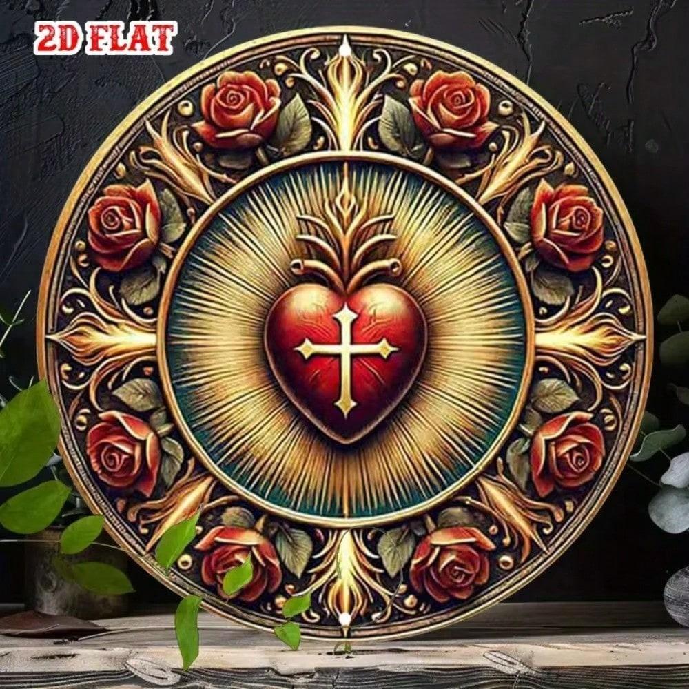 Modern Metal Wall Art for Home Decor Garage Cafe Customizable 2D Signage 20x20