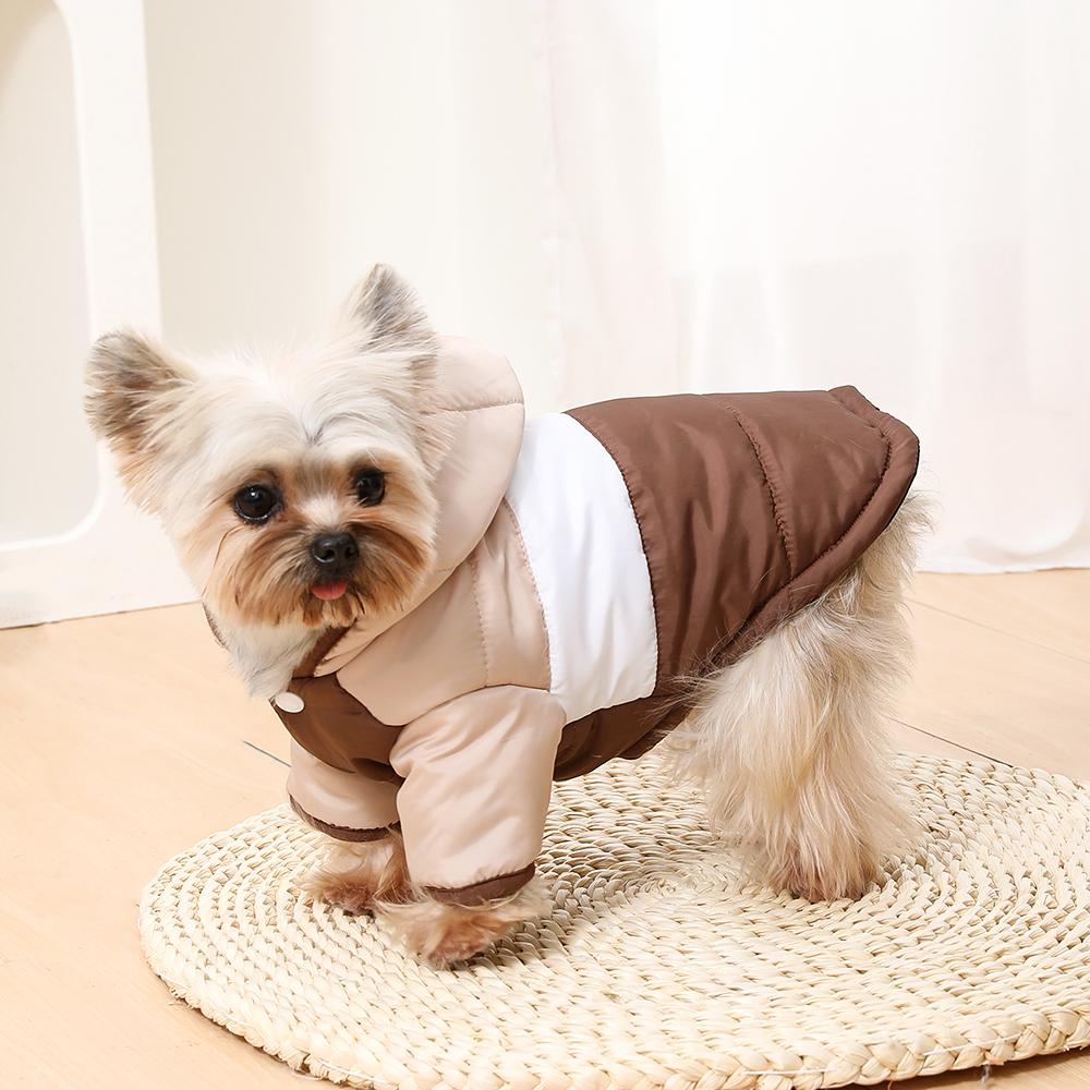 Winter Warm Dog Clothes Puppy Hoodies Jacket Vest For Small Medium Dogs Coat Windproof Chihuahua French Bulldog Pet Costume