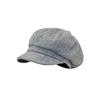 1pc Street Women Beret Hat,Mesh Polyester Embroidery Retro Literary Windproof Heat Caps,Suitable for Holiday Party Halloween