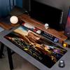 Black Adam Print Mouse Pad, Anti‑Slip Desktop keyboard Mat, for PC Laptop Gaming Working Daily Use, Cool Festival Surprise Gift