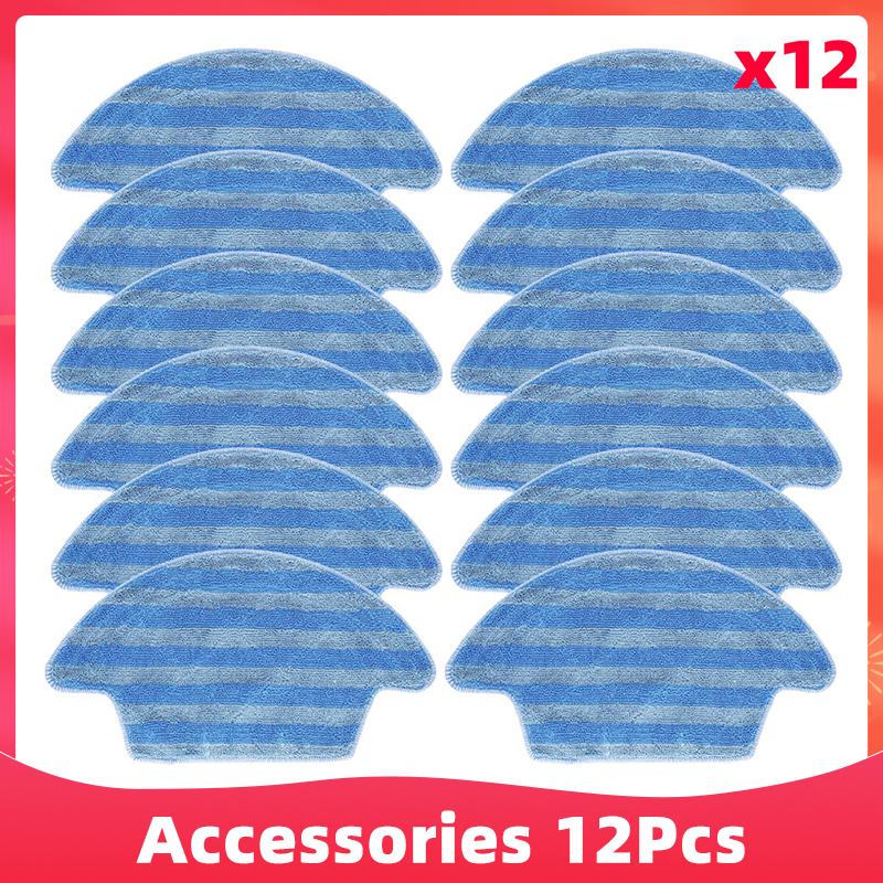 Compatible For iLife V55 Pro / Gutrend Joy 90 Pet / Kitfort KT-518 Robot Vacuums Filter Side Brush Mop Cloths Rag Accessory Part