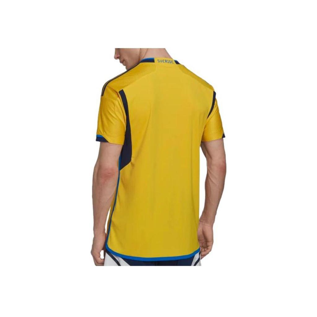 Adidas Sweden 22 Home Jersey EQT Yellow Men Streetwear HD9423