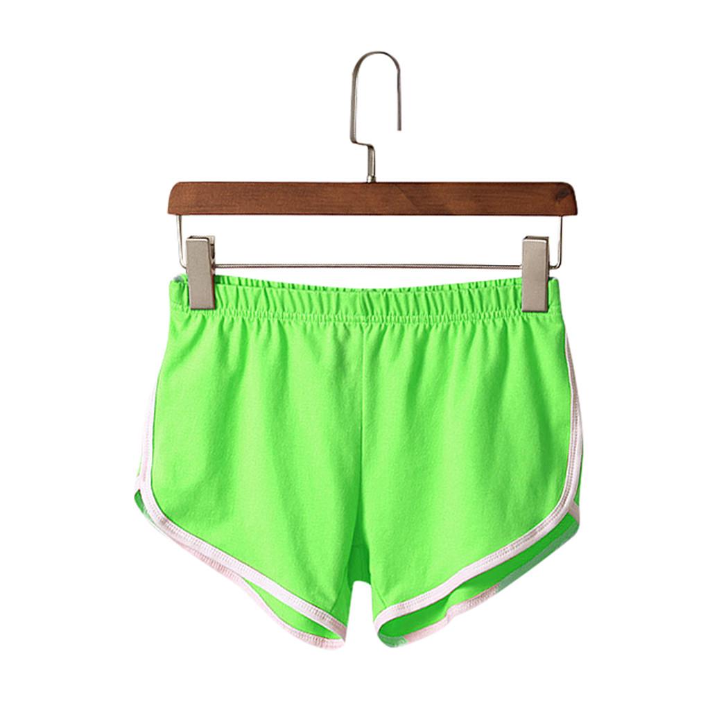 Women Casual Solid Summer Sports Shorts Workout Yoga Shorts Active Shorts