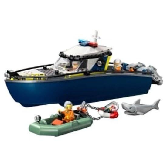 LEGO City Police Boat Chase 60456 Toy Boys Girls Toys Birthday Present Blocks Educational 6 Years Old 7 8 9 Vehicle Ship Children 264 Pieces