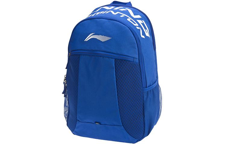 Li Ning Polyester Badminton Racket Bag Backpack Regular Unisex Blue ABSQ396-2