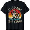 ObRenKi Unhinged and Feral Raccoon Cute Feral Girl Racoon Lover T-Shirt 100% Cotton T-Shirt Mens Womens Unisex